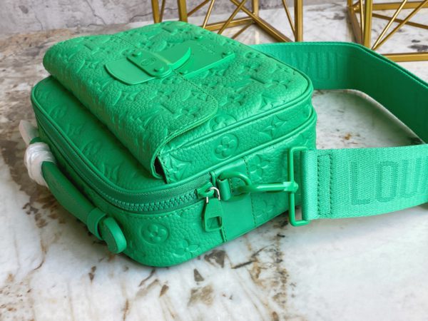 Louis Vuitton Men's S Lock Messenger Bag - Green - Image 5