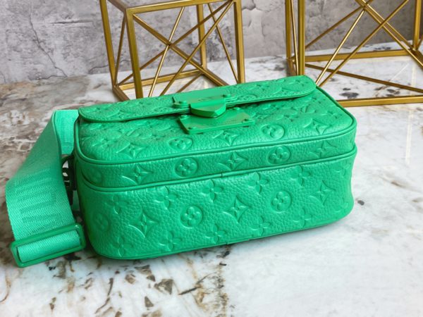 Louis Vuitton Men's S Lock Messenger Bag - Green - Image 3