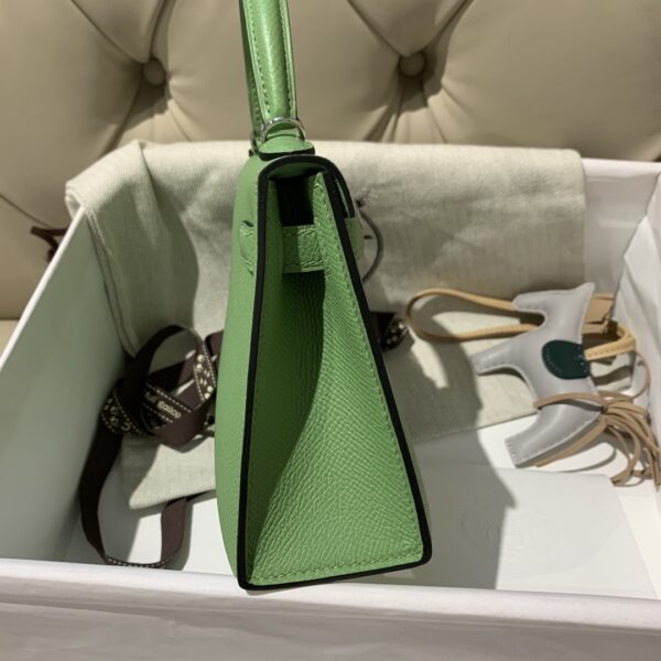 Hermes Mini 2nd Generation Handbag – Green - Image 4