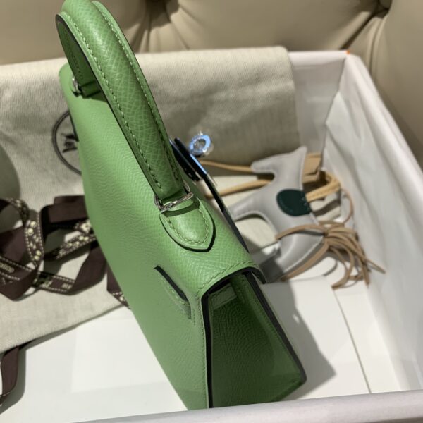 Hermes Mini 2nd Generation Handbag – Green - Image 3